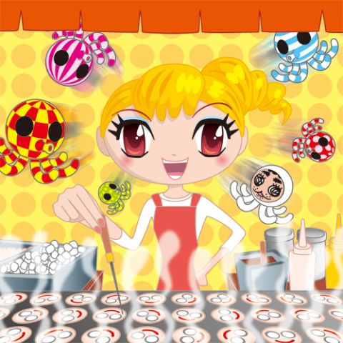 たこ焼き娘