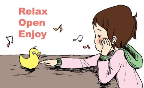 Relax open enjoy