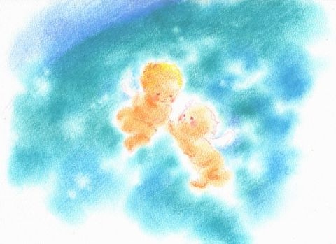 春の海の天使