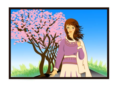 桜並木