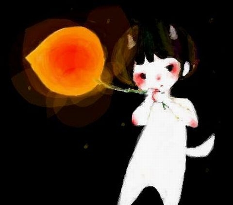 揺れる