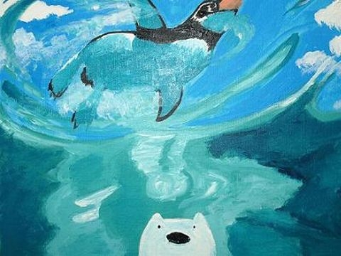 ペンギンが天空を泳ぐ