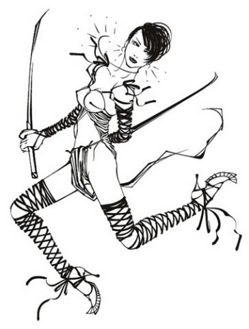 Coquettish blade