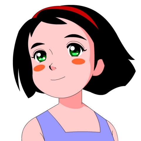 似顔絵サンプル名作アニメ風