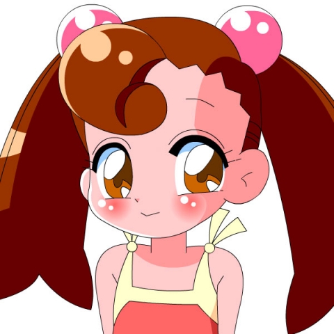 似顔絵サンプルアニメ絵子供