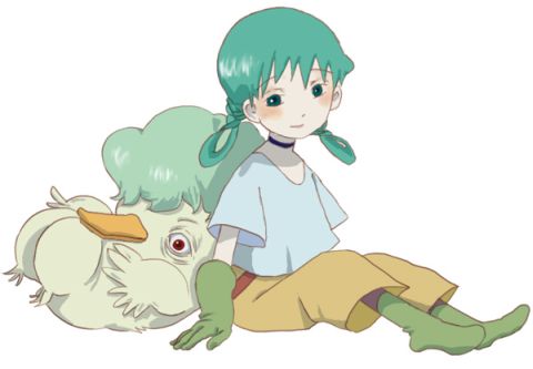 むすめとミドリカモ