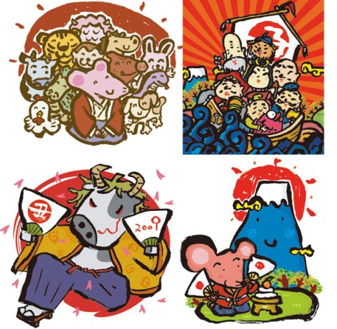 年賀状イラスト