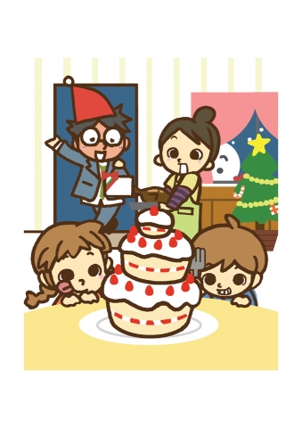 wait!：クリスマスイラスト