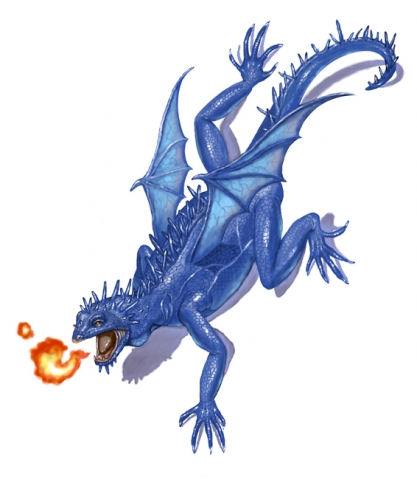 blue dragon