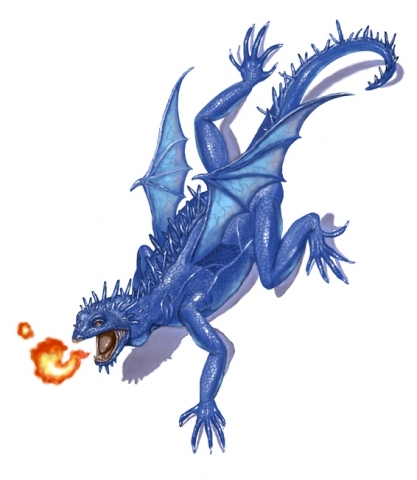blue dragon