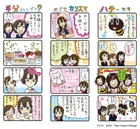 ウィルコム　４コマ漫画制作