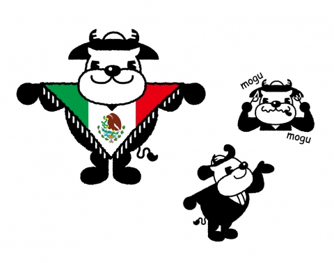 メキシコ牛キャラ