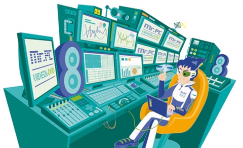 雑誌用ペイントタッチイラスト4