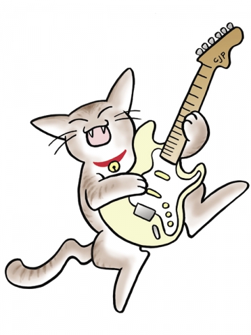 猫ギター