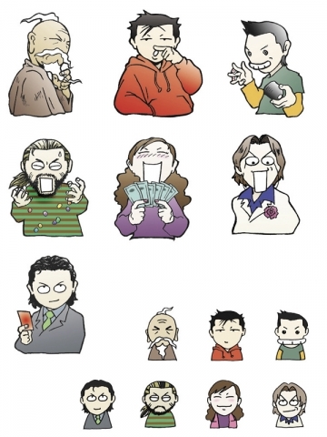 似顔絵サンプル