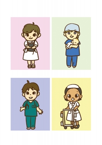 nurse：看護 病院 医療 イラスト