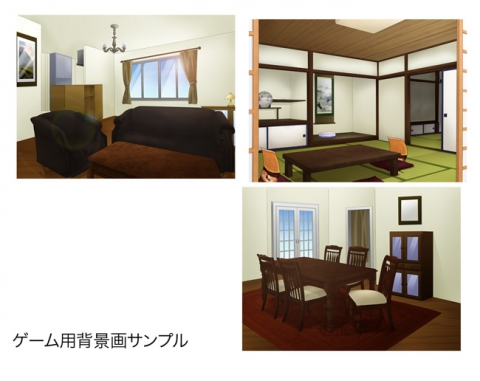 ゲーム用背景画
