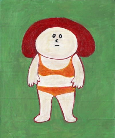 棒立ち（グリーン）