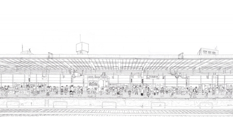駅のホーム