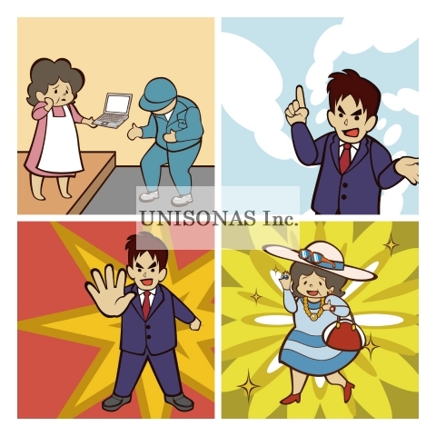 CMのイラスト制作