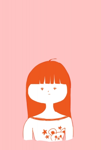 ぼんやり（ピンク）