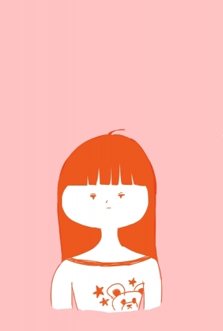 ぼんやり（ピンク）