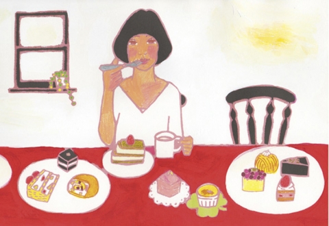 食べる女5