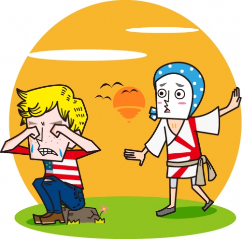 日米関係 【イラスト】