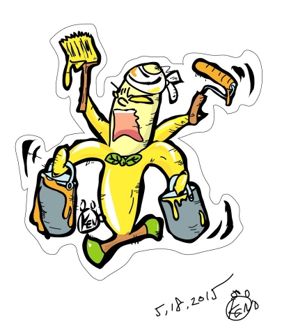 ストリート系イラスト　ステッカーなどに