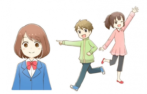 子供　人物イラスト