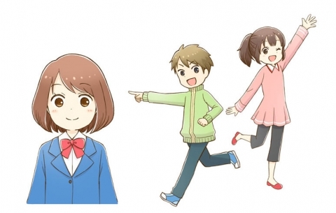 子供　人物イラスト